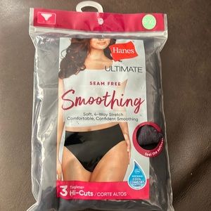 Hanes Seam Free, Tagless Hi-Cuts underwear